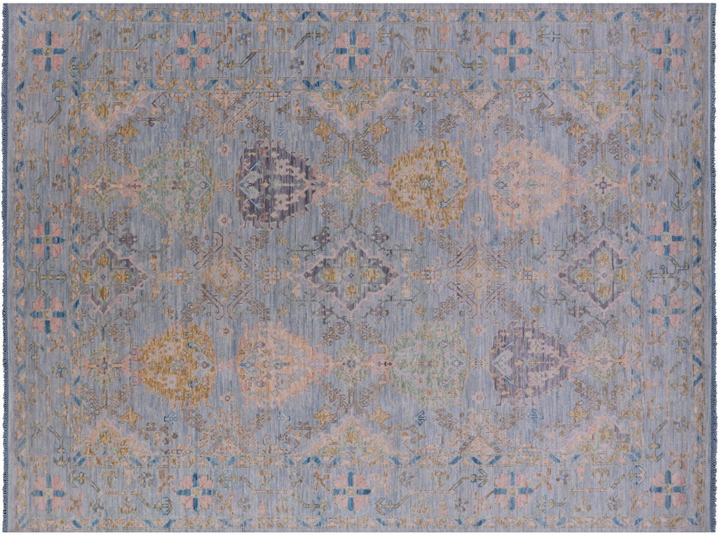 Turkish Oushak Hand Knotted Wool Rug - Manhattan Rugs
