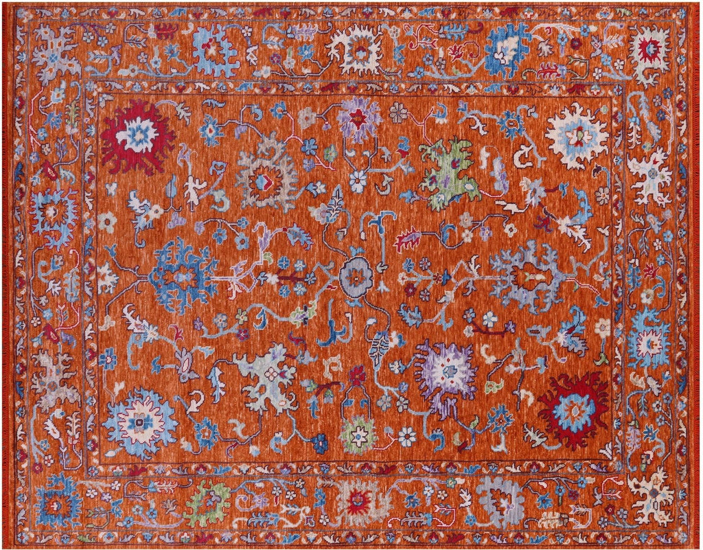 Turkish Oushak Hand Knotted Rug - Manhattan Rugs