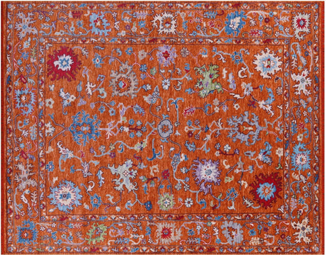 Turkish Oushak Hand Knotted Rug - Manhattan Rugs