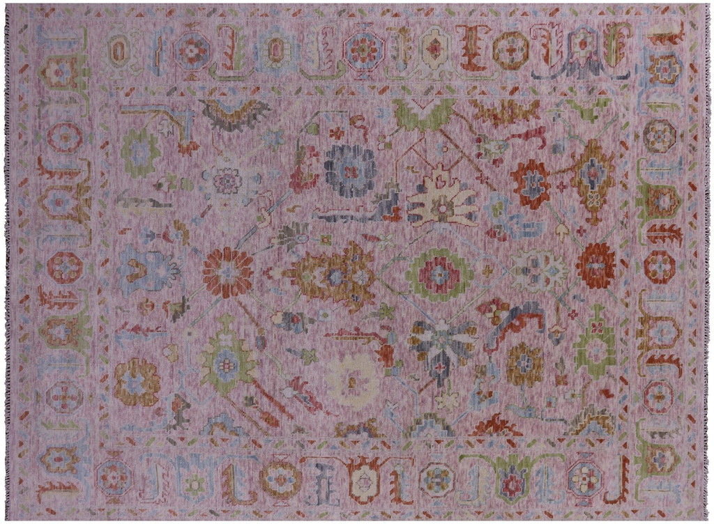 Hand-Knotted Turkish Oushak Wool Rug - Manhattan Rugs