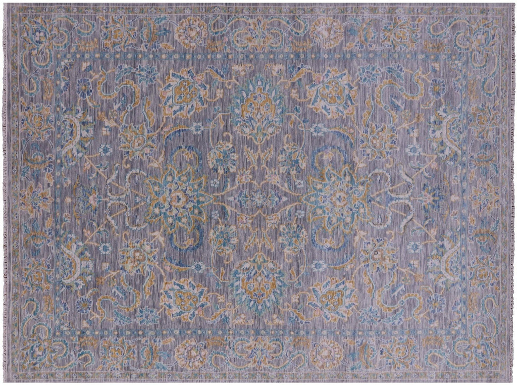 Persian Tabriz Hand Knotted Wool Rug - Manhattan Rugs
