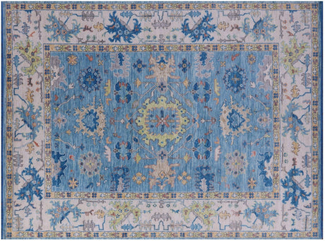 Turkish Oushak Handmade Wool Rug - Manhattan Rugs