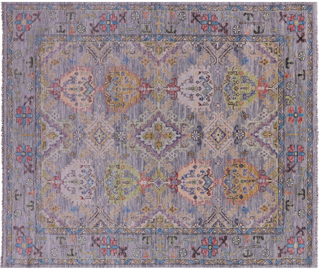 Hand Knotted Turkish Oushak Wool Rug - Manhattan Rugs