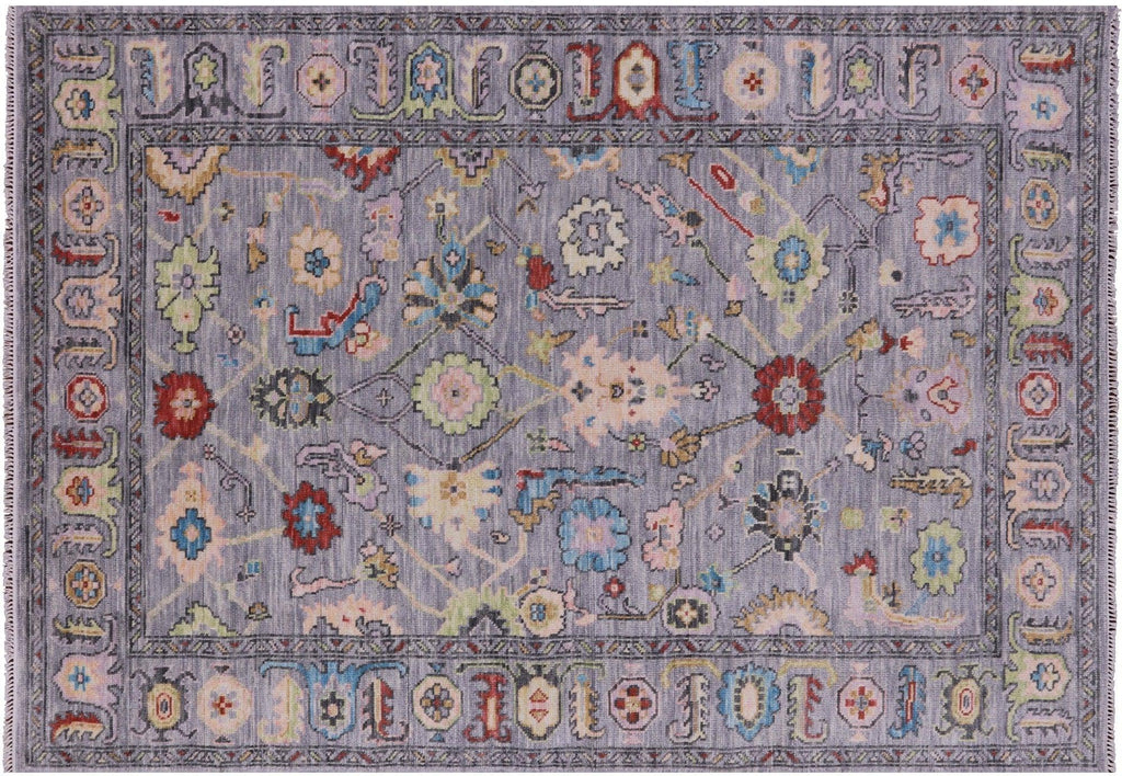 Hand Knotted Turkish Oushak Wool Rug - Manhattan Rugs