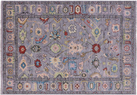 Hand Knotted Turkish Oushak Wool Rug - Manhattan Rugs