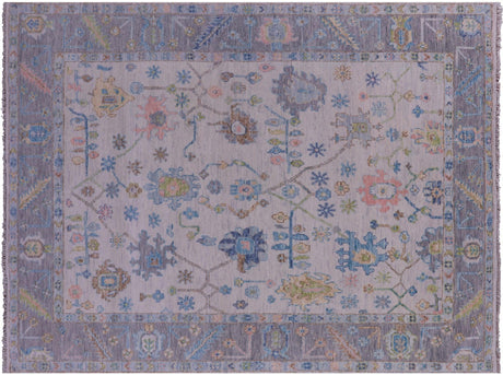 Turkish Oushak Hand-Knotted Wool Rug - Manhattan Rugs