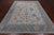 SUPER SALE Ivory 7' 10" X 10' 8" Turkish Angora Oushak Hand-Knotted Wool Rug - Q19095