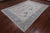SUPER SALE Ivory 7' 10" X 10' 8" Turkish Angora Oushak Hand-Knotted Wool Rug - Q19095
