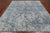 Silver Hand-Knotted Persian Heriz Serapi Wool & Silk Rug 7' 11" X 9' 9" - Q19118