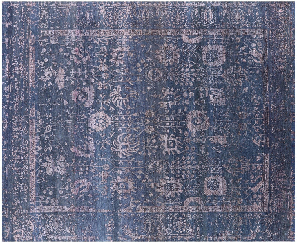 Handmade Persian Tabriz Wool & Silk Rug - Manhattan Rugs