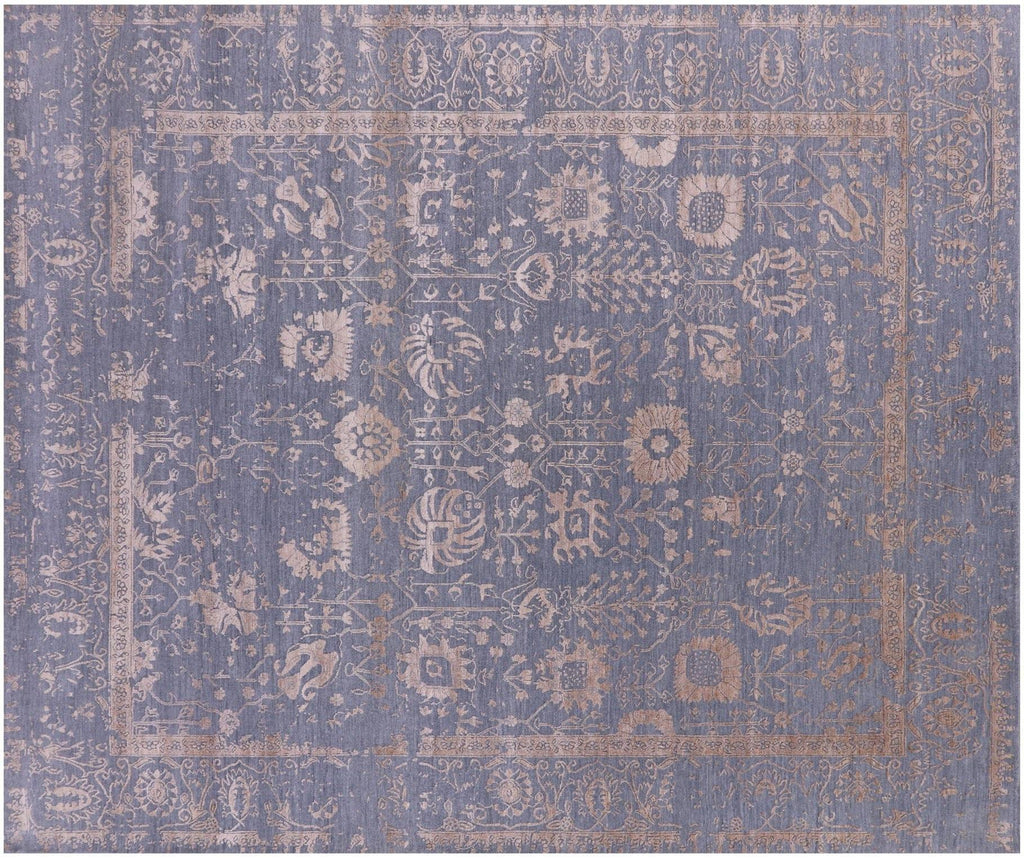 Handmade Persian Tabriz Wool & Silk Rug - Manhattan Rugs