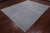 Grey Persian Tabriz Wool & Silk Handmade Rug 8' 0" X 10' 1" - Q19124