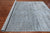 Grey Persian Kashan Hand-Knotted Wool & Silk Rug 8' 0" X 10' 0" - Q19127