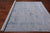 Grey 7' 11" X 9' 8" Persian Tabriz Handmade Wool & Silk Rug - Q19131