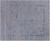 Grey 7' 11" X 9' 8" Persian Tabriz Handmade Wool & Silk Rug - Q19131