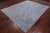 Grey 7' 11" X 9' 8" Persian Tabriz Handmade Wool & Silk Rug - Q19131