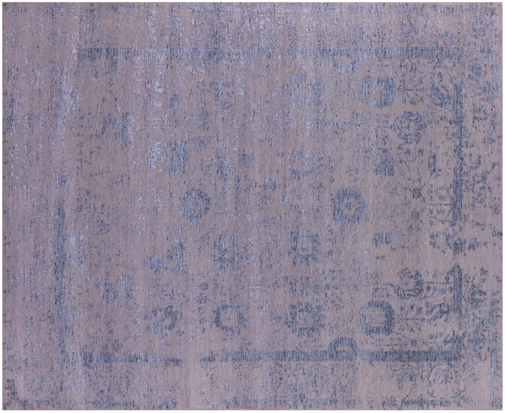 Persian Tabriz Hand-Knotted Wool & Silk Rug - Manhattan Rugs