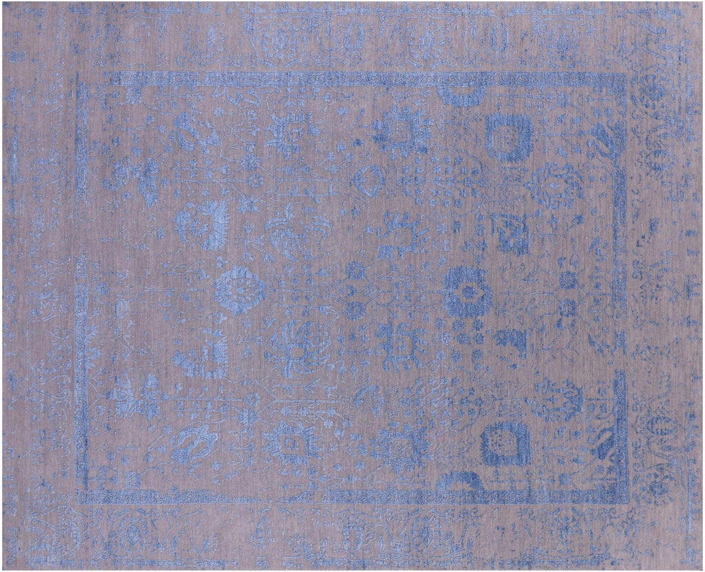 Hand-Knotted Persian Tabriz Wool & Silk Rug - Manhattan Rugs