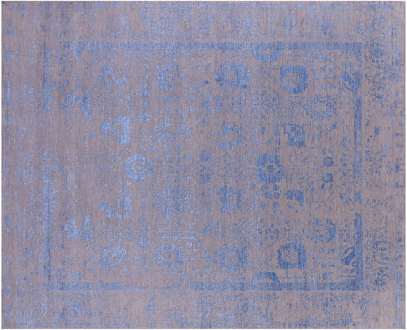 Hand-Knotted Persian Tabriz Wool & Silk Rug - Manhattan Rugs