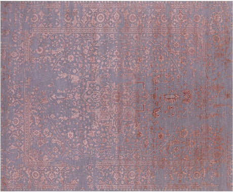 Persian Heriz Serapi Hand-Knotted Wool & Silk Rug - Manhattan Rugs