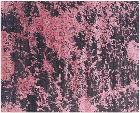 Contemporary Wool & Silk Hand-Knotted Rug - Manhattan Rugs