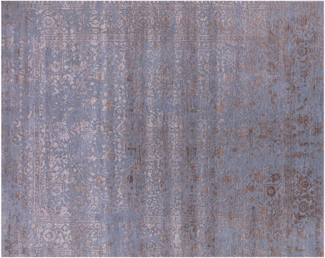 Wool & Silk Persian Heriz Serapi Handmade Rug - Manhattan Rugs