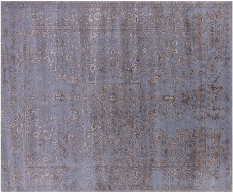Persian Heriz Serapi Wool & Silk Hand Knotted Rug - Manhattan Rugs