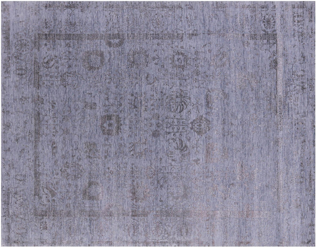Wool & Silk Hand-Knotted Persian Tabriz Rug - Manhattan Rugs