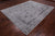 Grey 8' 0" X 10' 0" Wool & Silk Hand-Knotted Persian Tabriz Rug - Q19144