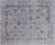 Grey 7' 11" X 9' 8" Persian Tabriz Hand-Knotted Wool & Silk Rug - Q19145