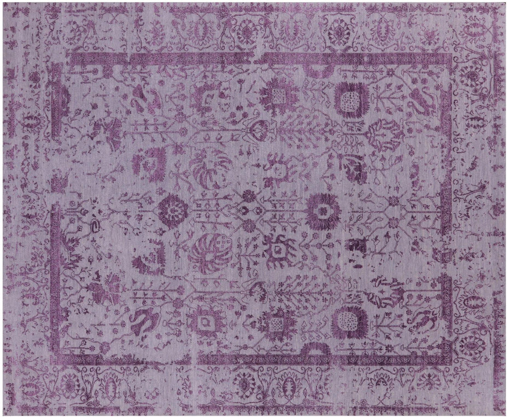 Persian Tabriz Wool & Silk Hand-Knotted Rug - Manhattan Rugs