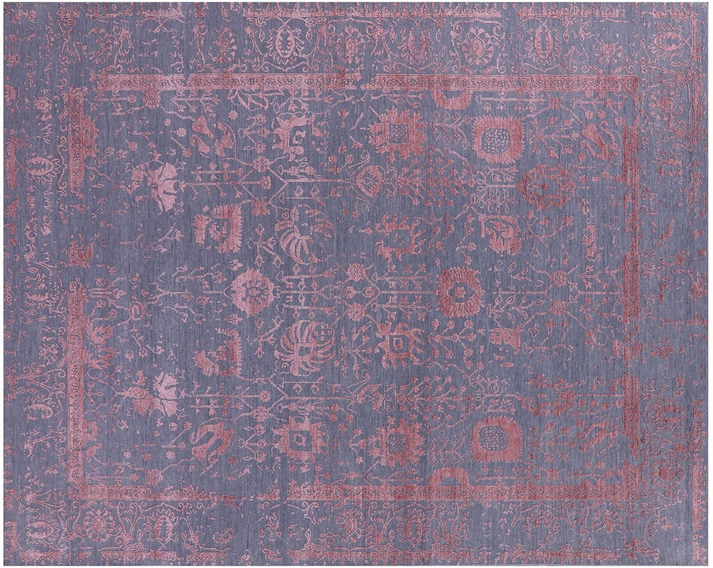 Wool & Silk Persian Tabriz Handmade Rug - Manhattan Rugs