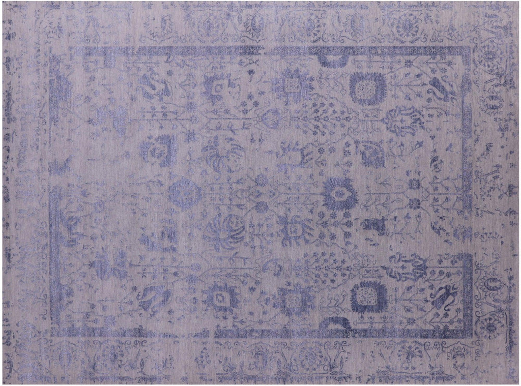 Wool & Silk Persian Tabriz Handmade Rug - Manhattan Rugs