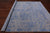 Grey 9' 0" X 11' 10" Wool & Silk Persian Kashan Hand Knotted Rug - Q19161