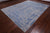 Grey 9' 0" X 11' 10" Wool & Silk Persian Kashan Hand Knotted Rug - Q19161