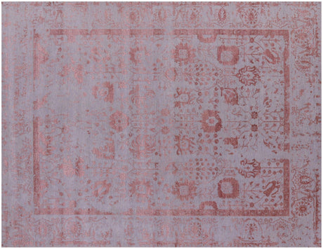 Wool & Silk Persian Tabriz Hand-Knotted Rug - Manhattan Rugs