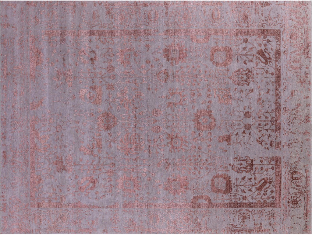 Persian Tabriz Hand-Knotted Wool & Silk Rug - Manhattan Rugs