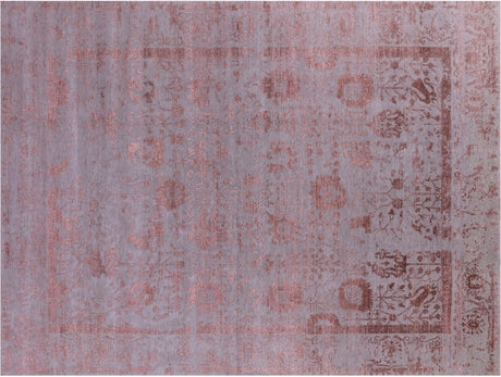 Persian Tabriz Hand-Knotted Wool & Silk Rug - Manhattan Rugs