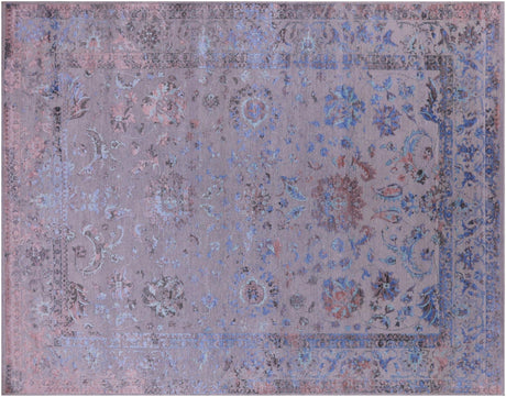 Hand-Knotted Persian Tabriz Wool & Silk Rug - Manhattan Rugs