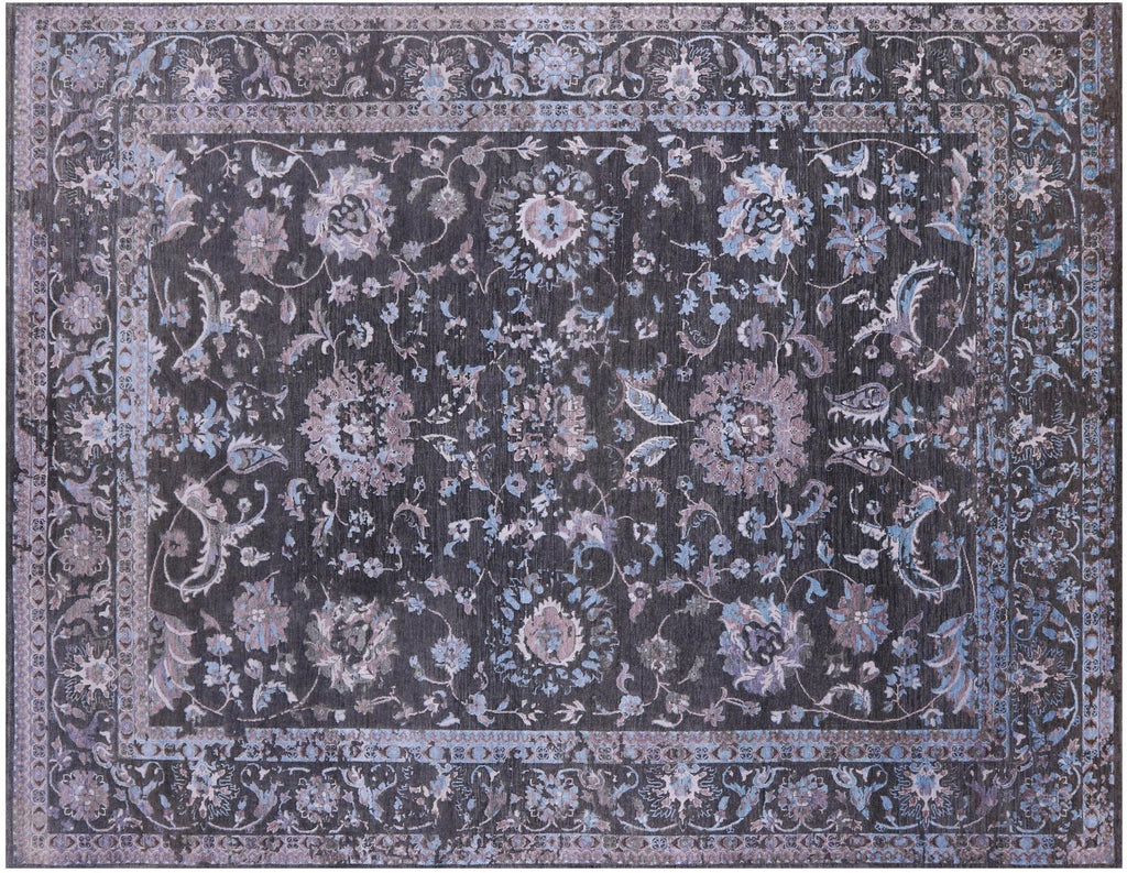Wool & Silk  Hand Knotted Persian Tabriz Rug - Manhattan Rugs