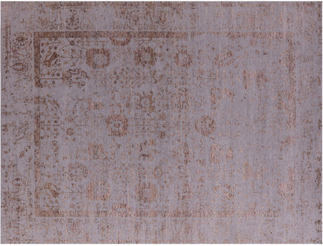 Persian Tabriz Hand Knotted Wool & Silk Rug - Manhattan Rugs