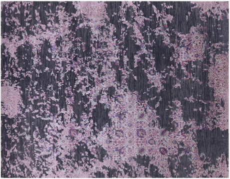 Wool & Silk Modern Handmade Rug - Manhattan Rugs