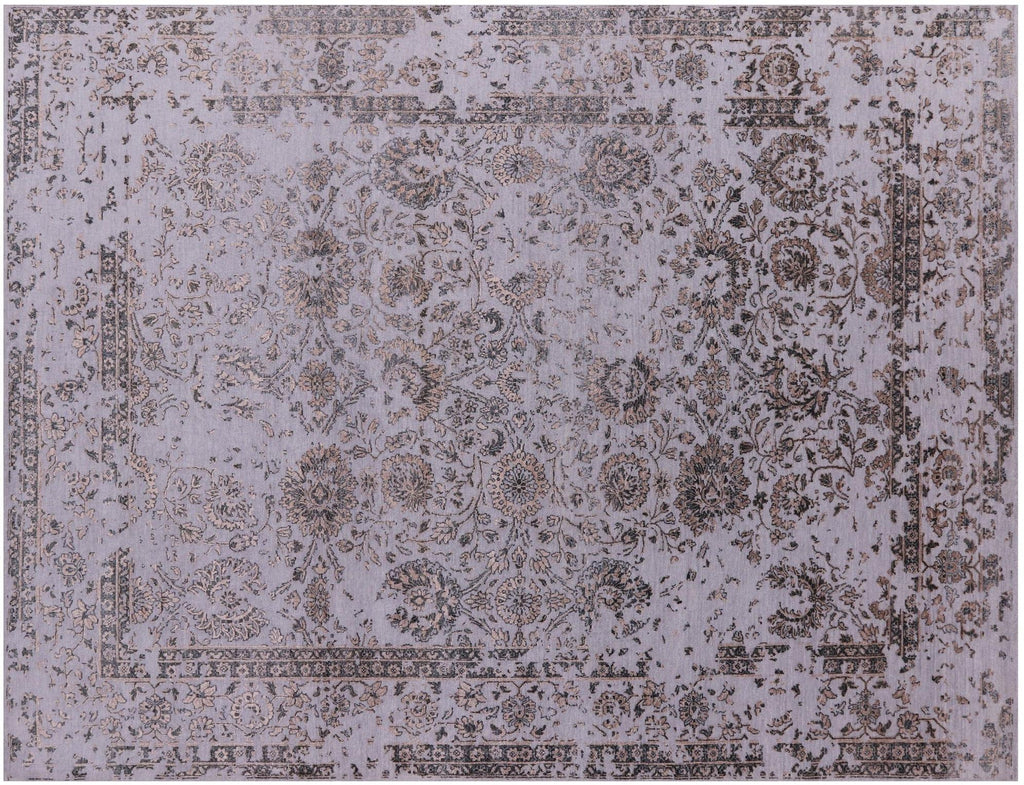 Wool & Silk Persian Tabriz Handmade Rug - Manhattan Rugs