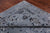 Grey Handmade Wool & Silk Persian Tabriz  Rug 8' 9" X 12' 1" - Q19185