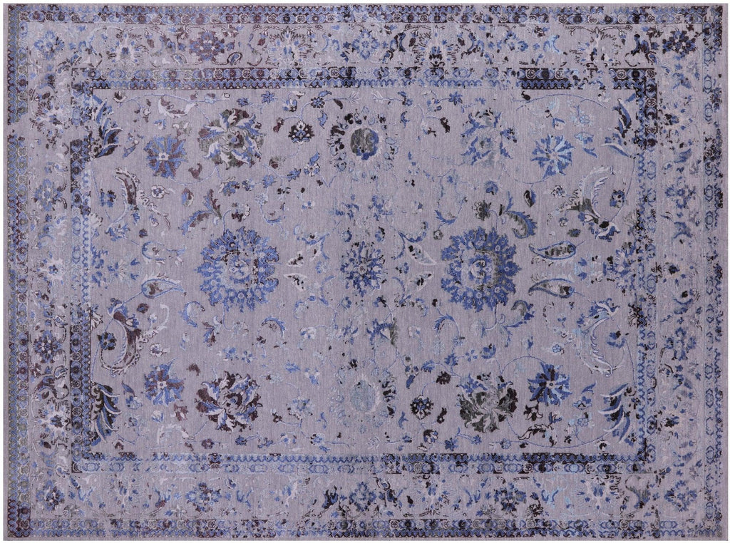 Wool & Silk  Hand Knotted Persian Tabriz Rug - Manhattan Rugs