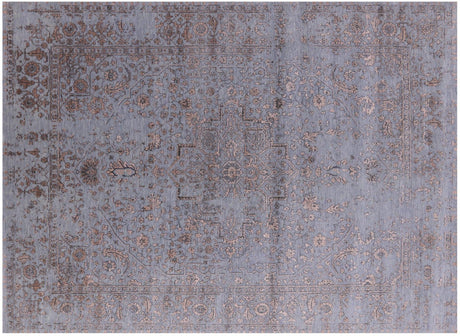 Persian Heriz Serapi Wool & Silk Handmade Rug - Manhattan Rugs