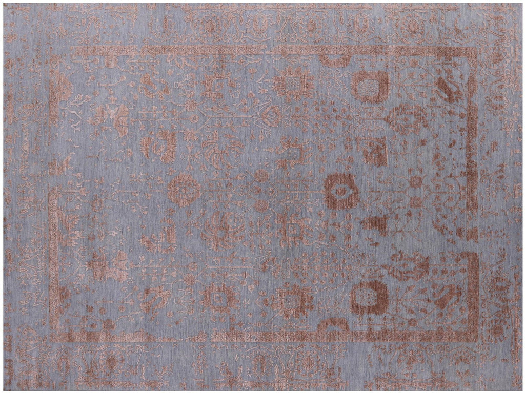 Wool & Silk Persian Tabriz Handmade Rug - Manhattan Rugs