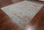 Grey 9' 0" X 12' 2" Wool & Silk Persian Tabriz Handmade Rug - Q19193