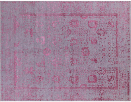 Persian Tabriz Hand-Knotted Wool & Silk Rug - Manhattan Rugs