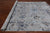 Grey Wool & Silk Handmade Persian Tabriz Rug 8' 10" X 11' 8" - Q19199